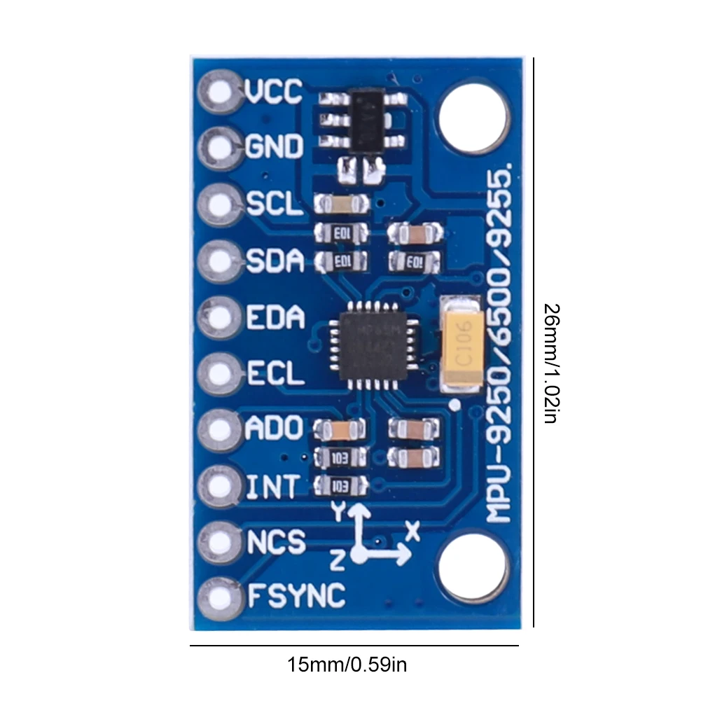 MPU6500 6-Axis Gyroscope Accelerometer Sensor Module 6DOF GY-6500 6-Axis Accelerometer Gyro Sensor Replace MPU6050 for Arduino