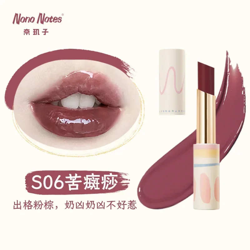 Nono Notes Lipsticks Moisturizing Glitter Lip Gloss Long Lasting Mirror Lip Glaze Korean Makeup Rare Beauty Lip Balm Cosmetics