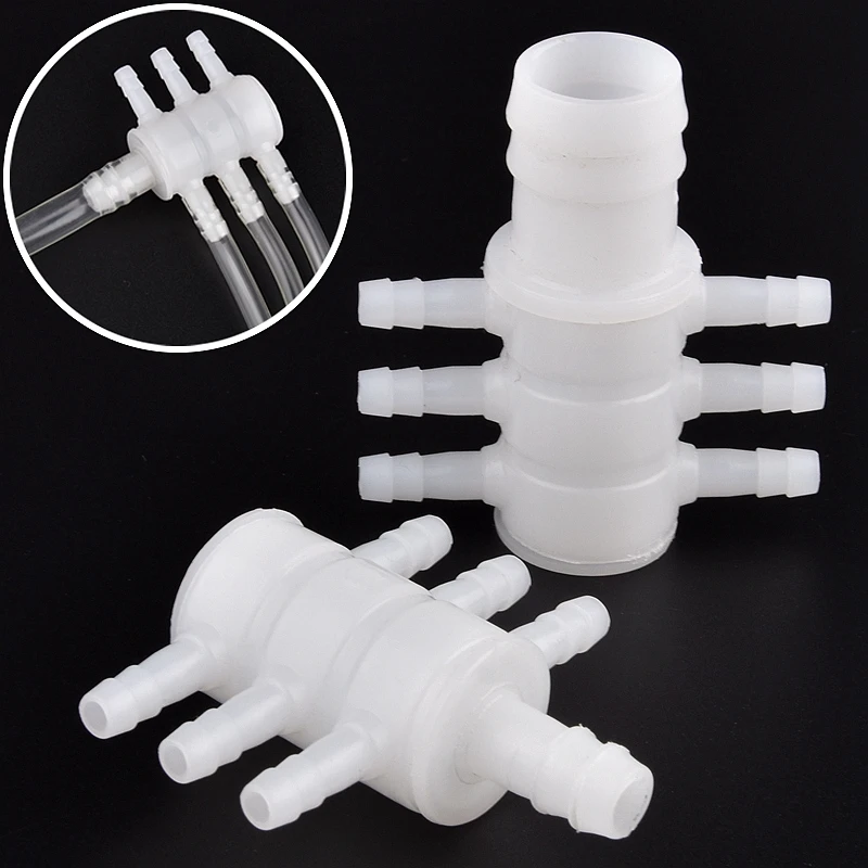 1/5/20 Pcs Aquarium Oxygen Pump Diverter Multi Port Connector Fish Tank Water Pump Hose Garden Irrigation Divide Water Connector