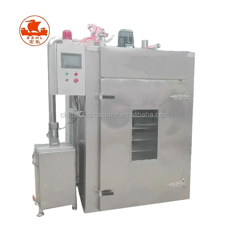 Fish Smoking And Drying Machine / Smoker Oven Meat Smoking Machine / Smoking Paper Machines