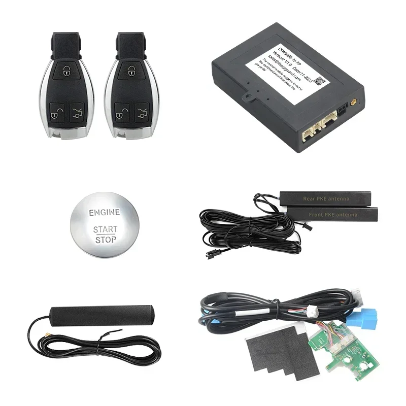 

Smart Key PKE Passive Keyless Entry Kit Fit for Benz 2014+ FBS4 with Turn Key Start Only High Security