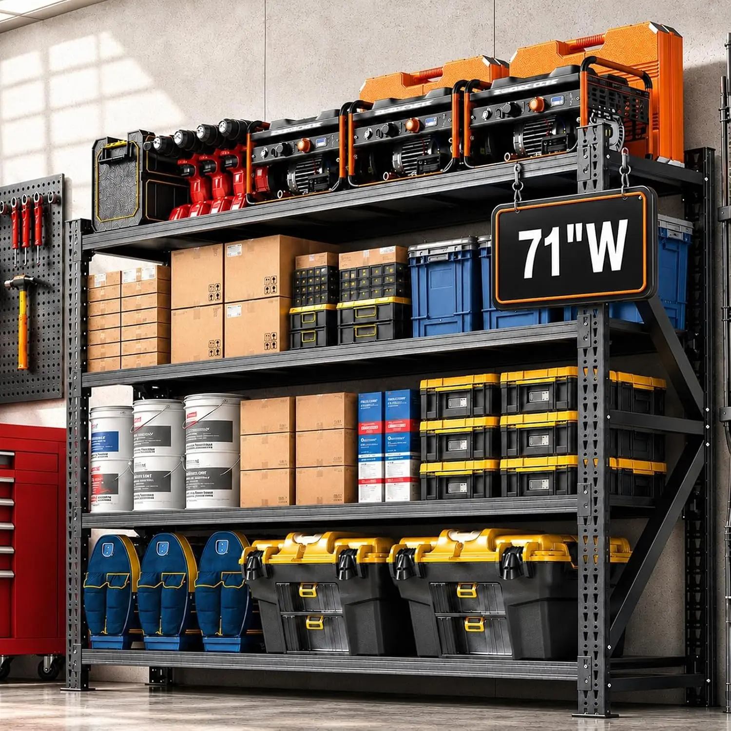5000LBS Garage Shelving, 71