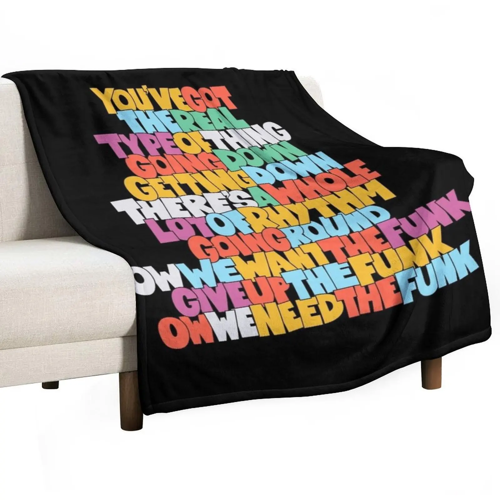 Parliament Funkadelic Tribute: Give Up The Funk Design Throw Blanket Sofa Quilt Hairy Bed Softest Blankets