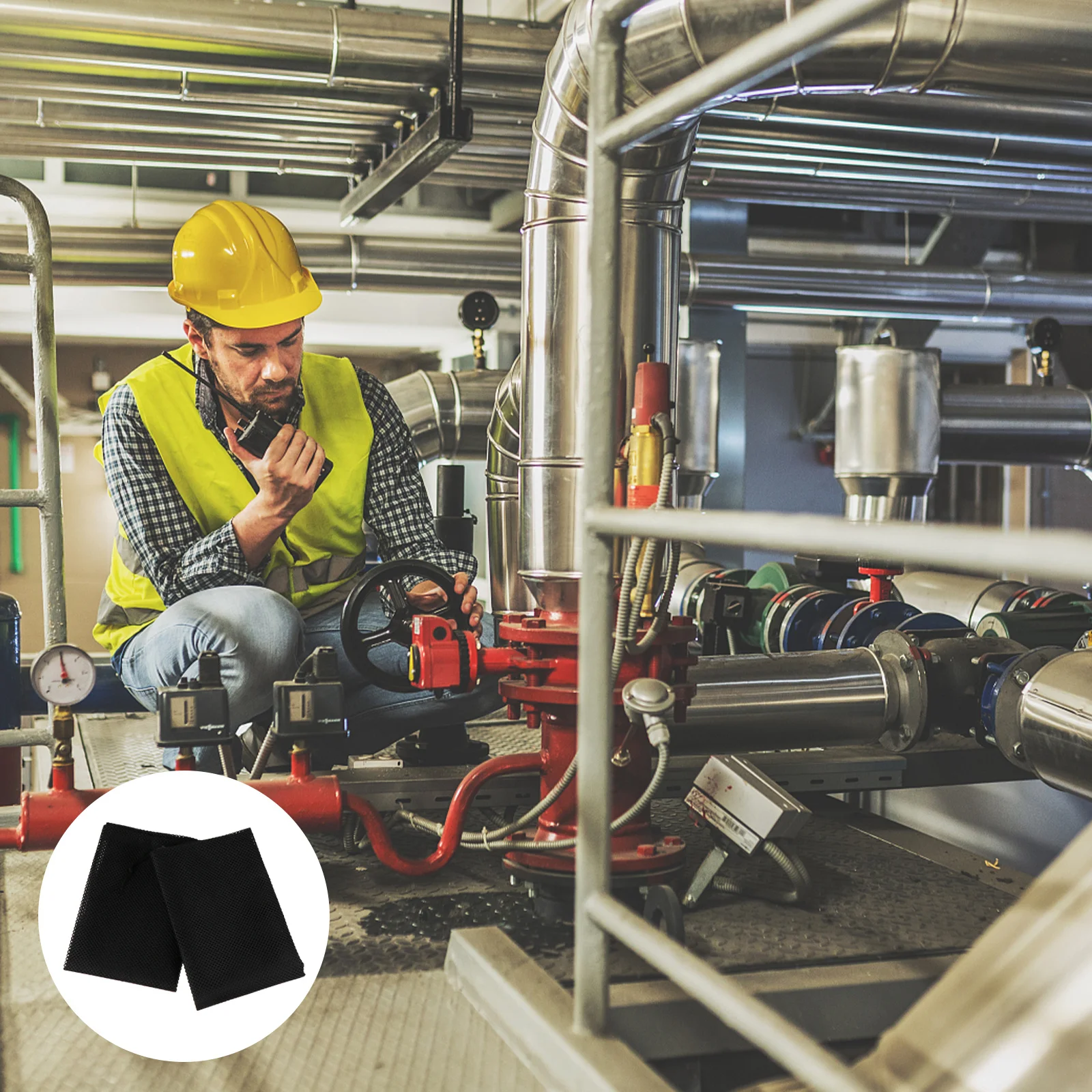 

2Pcs Mesh Filter Bag for Pond Debris Filtration Sturdy Knitted Material Easy to Clean and Store Water Pump Bag