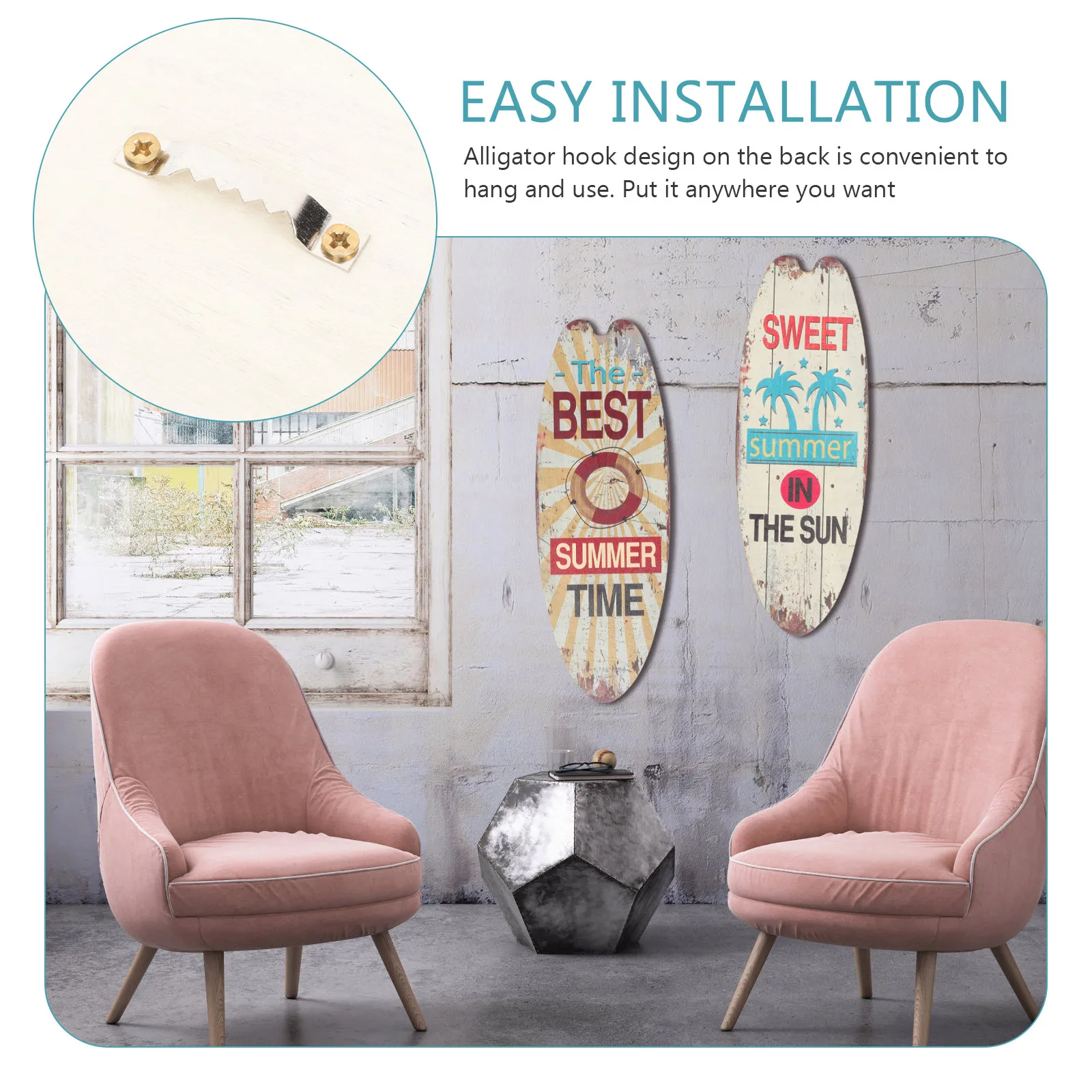 2 деревянные вывески с океанской тематикой, декор для дома или бара