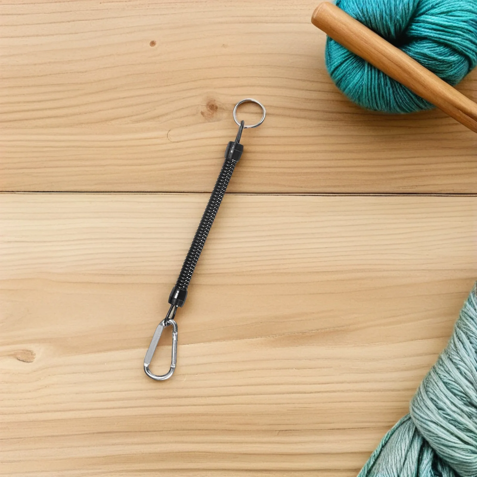 3pcs Retractable Elastic Rope Key Ring Anti-Lost Phone Spring Strap For Outdoor Camping Hiking Fishing Gear Tools Stainless