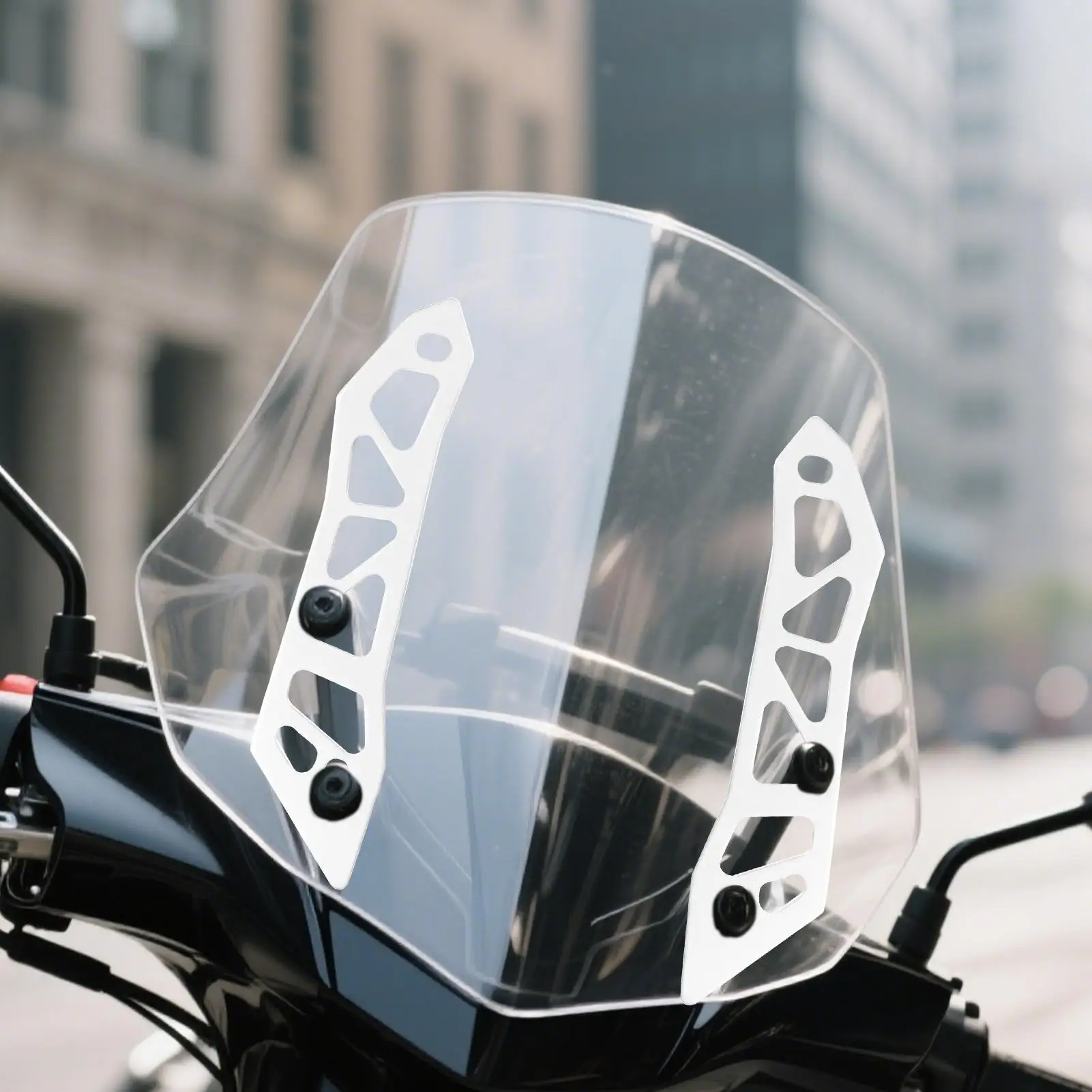 

Bracket For Motorcycle Windshield Adjustable Regulator Aluminum Alloy Bracket Rust-Proof Quick-Release Replacement Accessories