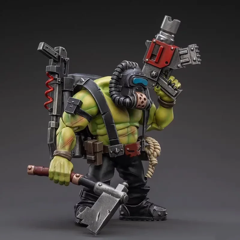 [EM ESTOQUE] JOYTOY Action Figure 1/18 40K Ork Kommandos Anime Figura Modelo Coleção Decoração de mesa Brinquedos para crianças presentes primavera