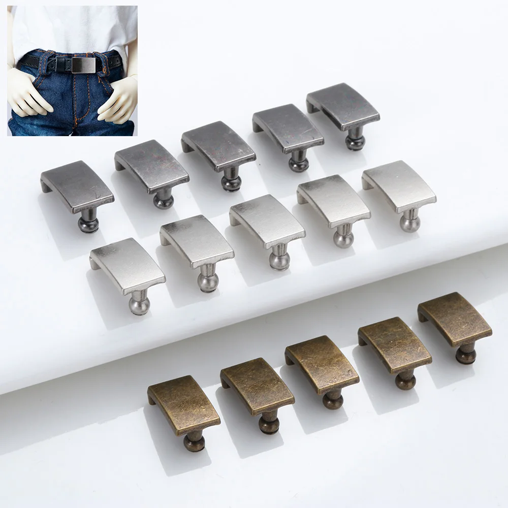 5pcs 4 Colors Mini 12.5*8mm DIY Shoes Clothes Doll Bag Buckles Sewing Accessories Belt Buckle