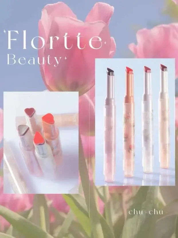 FLORTTE Brand Love Lipstick Pen First Kiss Series Mirror Water Light Lip Glaze Hydrating Women Beauty Cosmetics