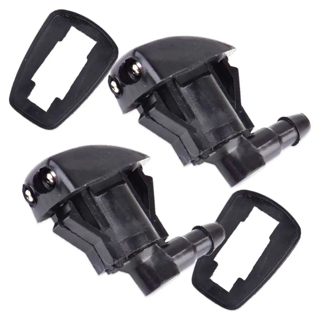 beler 2pcs Front 4718-4 Windshield Washer Wiper Jet Spray Nozzle for Chevrolet Malibu Dodge Stratus Chrysler Sebring Pontiac G6