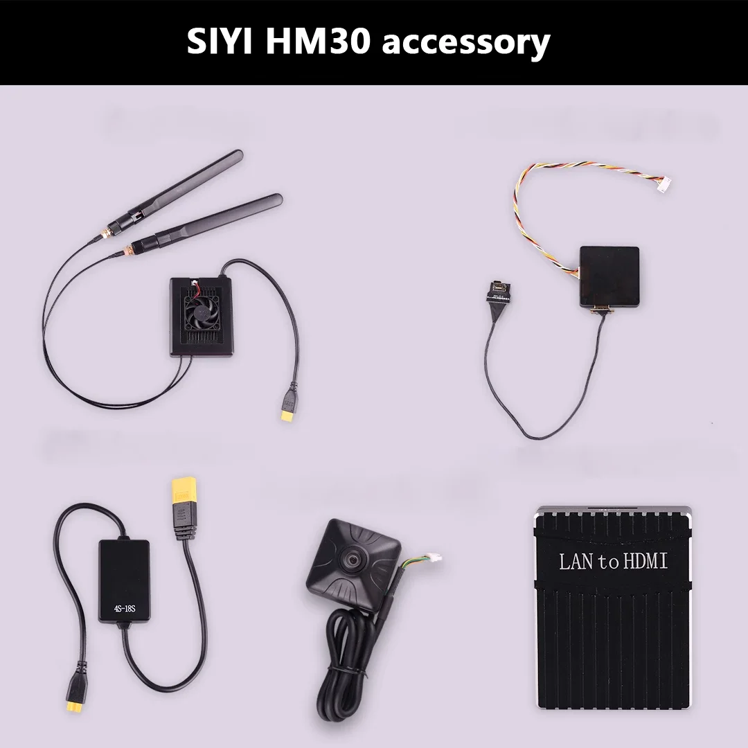 SIYI Thinkwing HM30 Sky Terminal Receiver Module r1m Camera Card Recording Wi-Fi Module Voltage Reduction HDMI