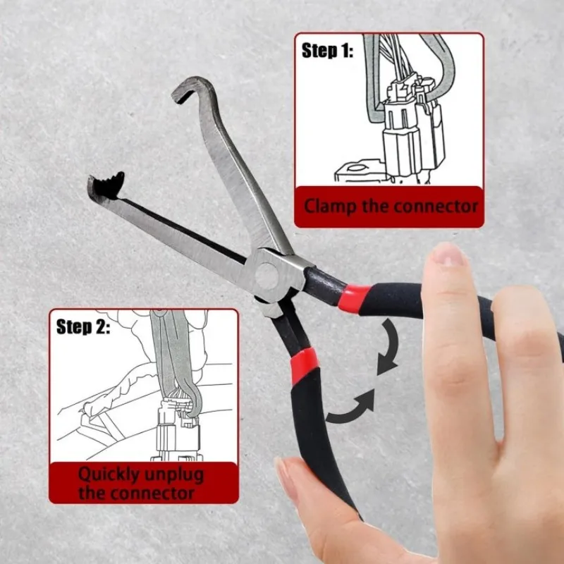 1pc Connector Remover Pliers, Multi-Function Wire CutterTerminal Removal Tool, Vehicle Wiring Harness Disconnect Separator