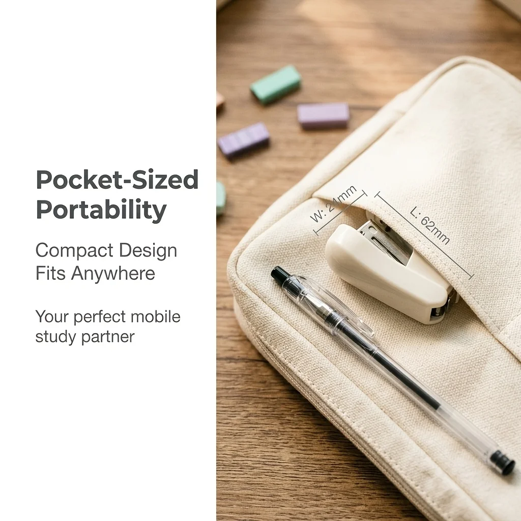1 Mini Stapler + 320 Staples Holds up to 40 staples at a time with a 25mm throat depth. Features a built-in staple remover