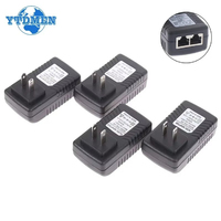 POE Injector Ethernet Power Adapter 12V 18V 24V 48V 0.5A 1A 2A 24W POE for POE Switch Power Adapter EU/US Plug