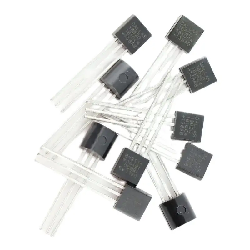 5/10PCS DS18B20 Temperature Sensor Chip For Arduino 18B20 TO-92 Programmable Digital Thermometer Sensor