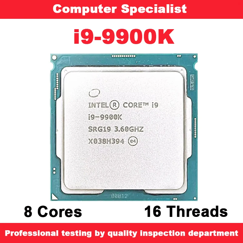 Core i9-9900K SRELS/SRG19 3.6GHz 8C / 16T 16MB 95W LGA1151 i9 9900K For 300 Series Board