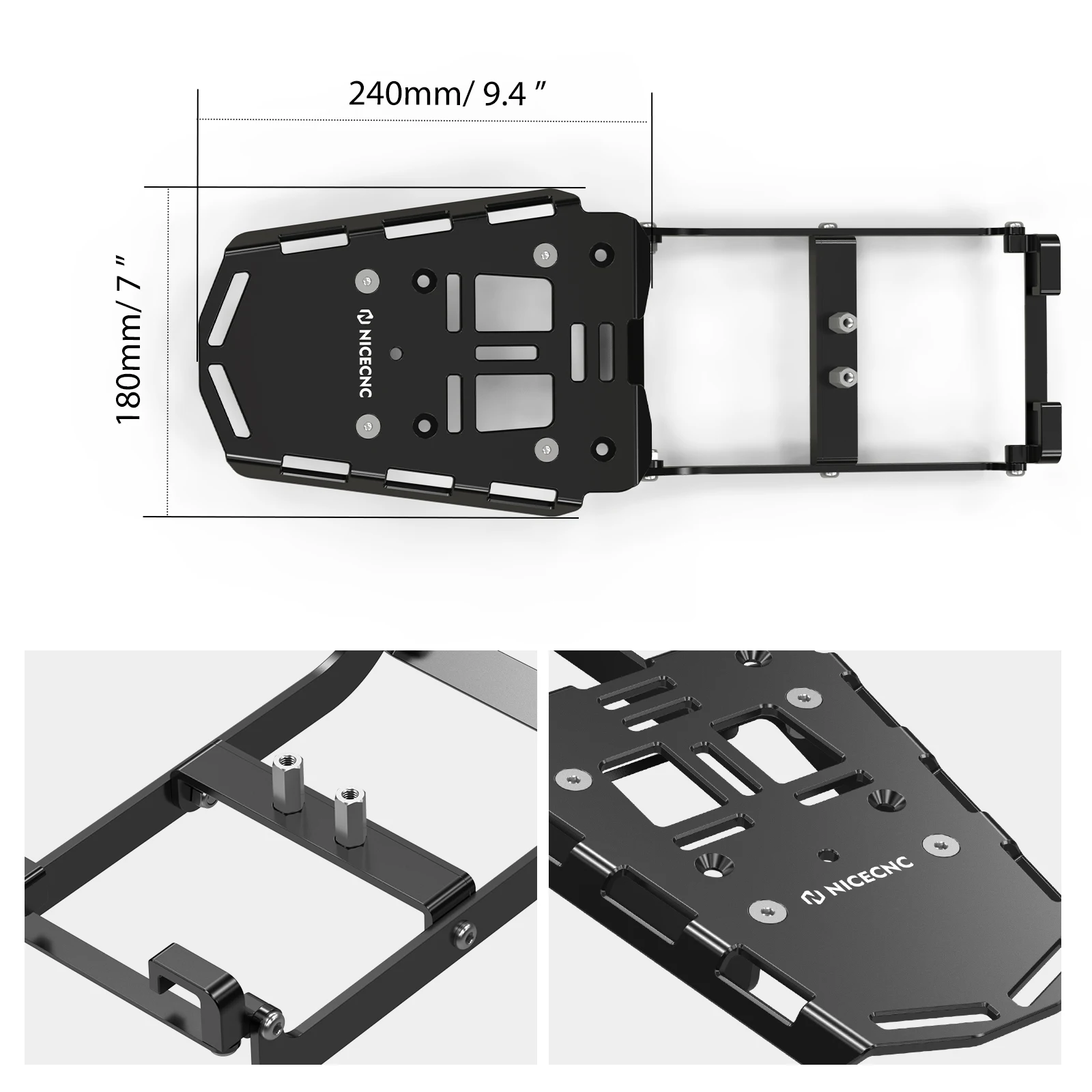 (EU-Lager) Heckgepäckträger-Kit 2017-2025 für Surron Light Bee X S L1E Segway X160 X260 Elektro-Dirtbike Topcase-Halterung – Detail 2