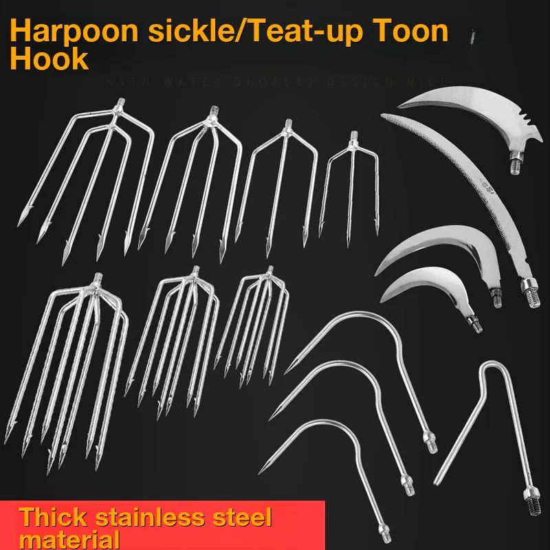 

Mowing Lawn Sickle Harpoon Stainless Steel Saw Hook