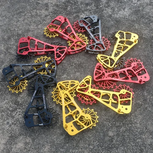 Imagen 2 del producto Bicicleta de carretera 14T 16T polea de cerámica rueda Jockey MTB bicicleta de montaña jaula de polea de gran tamaño para 12S Sram Eagle XX1/X01/GX/NX /GX AXS