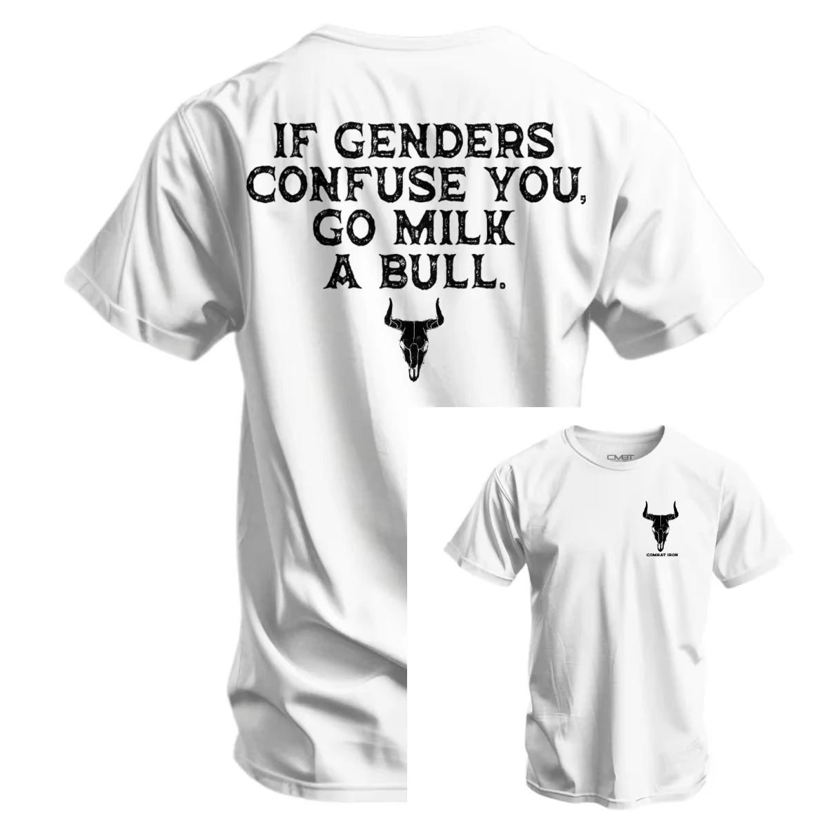 2026 New Summer Hot If Genders Confuse You Go Milk A Bull Men's - for Men and Women T-shirt
