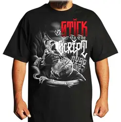 Stick To The Stript Men'S T Shirt Dyse One Chicano Tattoo Art Lowrider