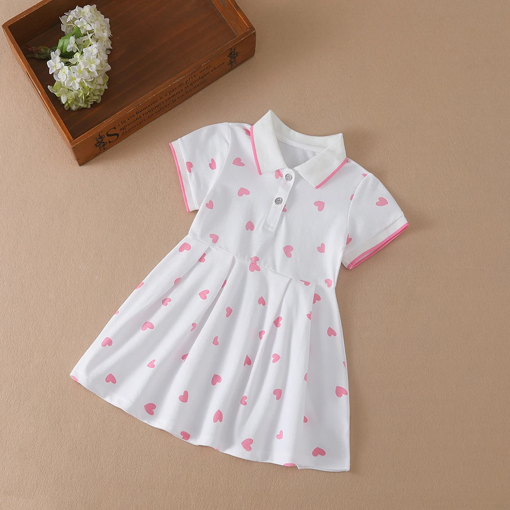 Girls Clothes 2024 New Summer Princess Dresses Short Sleeve Kids Dress Baby Dresses for Children Clothing 2-6Y