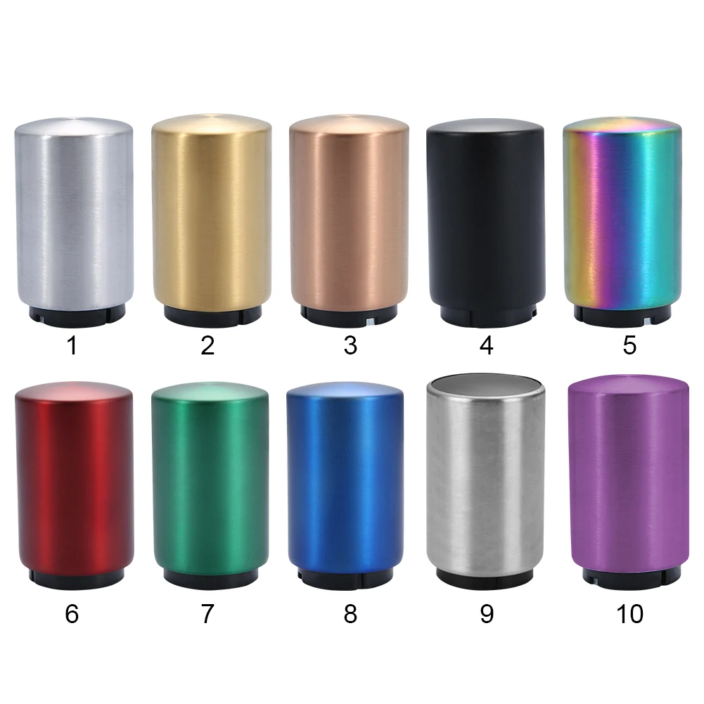 

Автоматическая открывалка для пива из нержавеющей стали, открывалка для бутылок, дизайн Push & Pull, магнитная открывалка для бутылок для кемпинга, пешего туризма