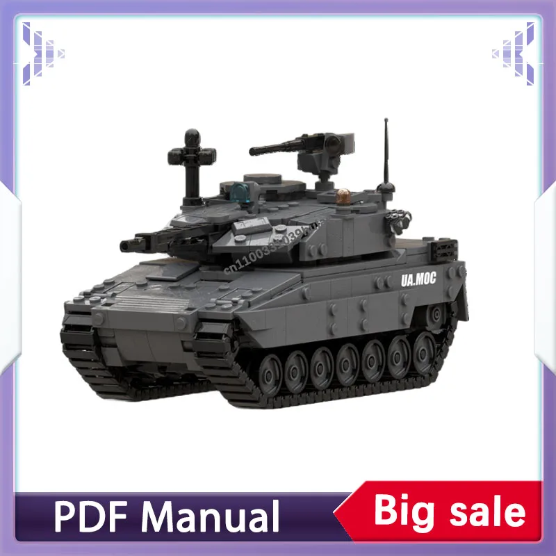 

904pcs Building blocks set CVM14 Goshawk IFV model Military tank World War II adults bricks Christmas gift