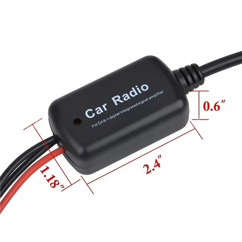 FM Radio Antenna Signal Amplifier 12V Car Mounted DAB/FM/AM Receiver Module Antenna Amplifier-A28K