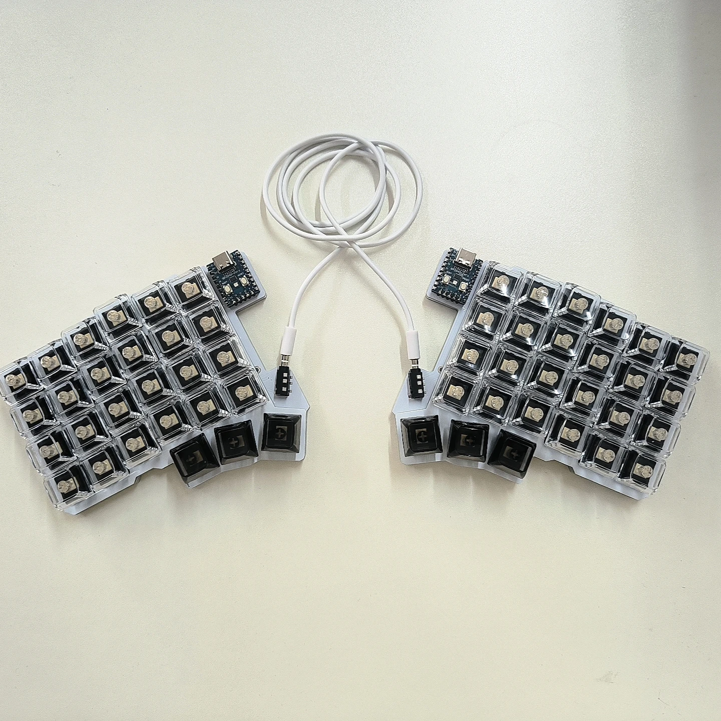 Silakka54 Split Keyboard kit Ergonomic Split Keyboard Customized Qmk/VIAL Key Changing Hot-swappable Two-hand Split Keyboard
