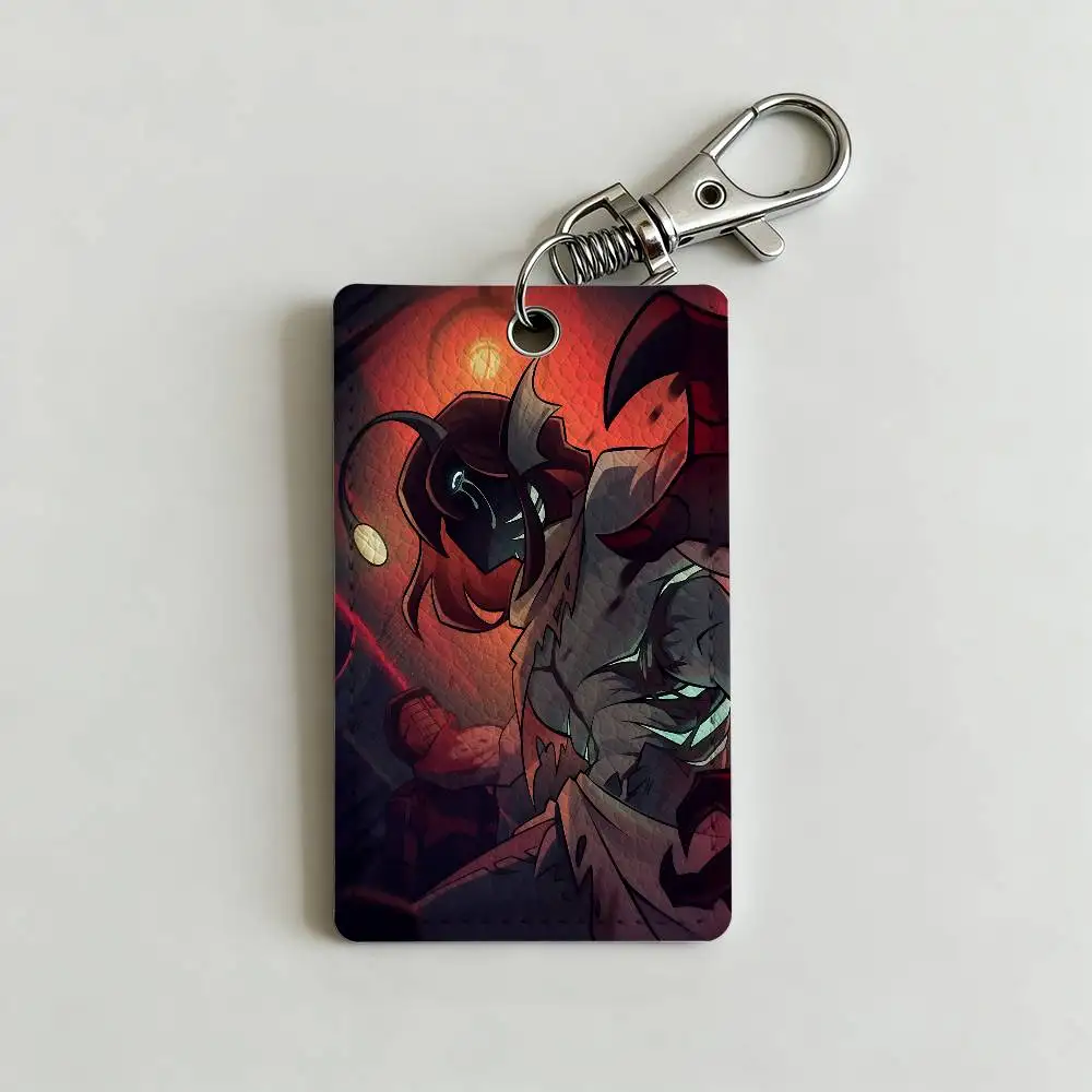 P-Pressure Sebastian Solace Card Case Leather Card Holder Keychain Key Ring Door Access Tags ID Card Case Keychain view 5