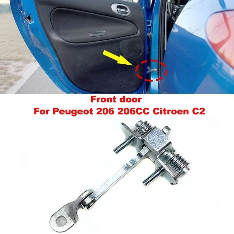 Limitador de Apertura de Puerta Delantera Izquierda o Derecha 9181C8 para Peugeot 206 206 CC 3DR 4DR 5DR