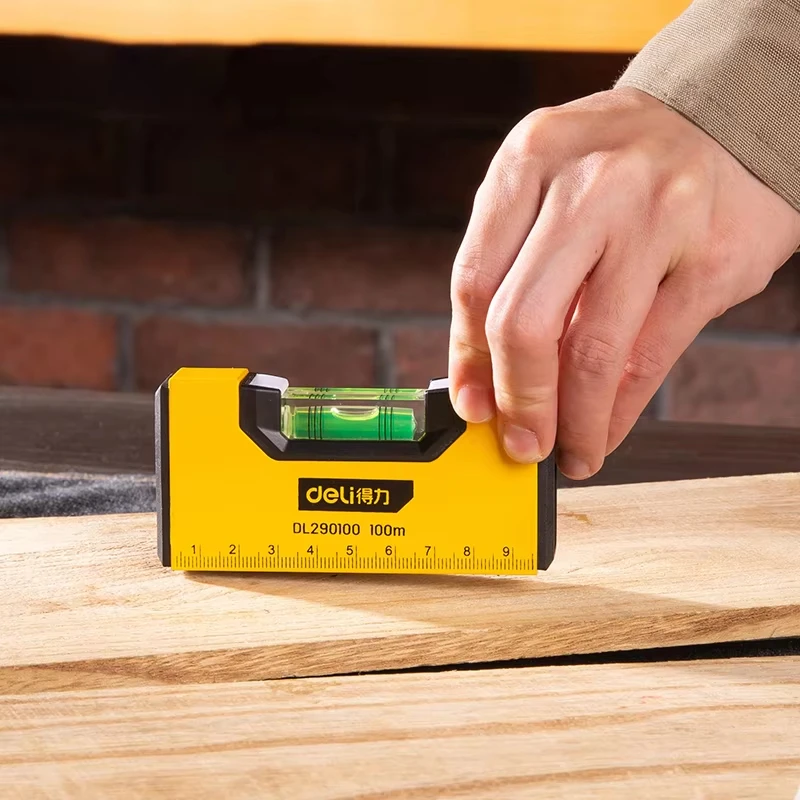 100 مللي متر قياس مستوى صغير عالي الدقة مقياس رقمي أفقي طول قياس القدرة أداة مستوى فقاعة الروح