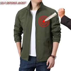 Fashionable Safe-stab Proof Jacket Tactical Knife Invisible Flexible Cutting Chopping Resistant Clothing