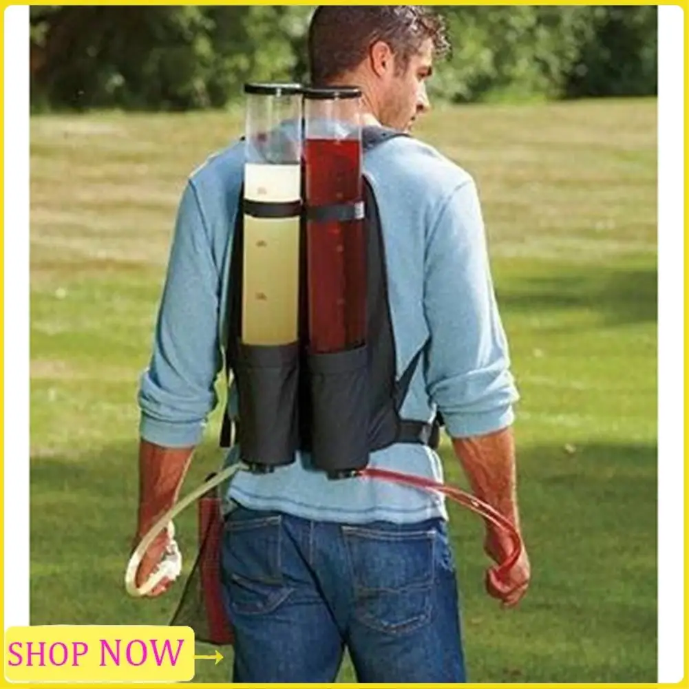Especial Double Tub Beverage Machine Beer Machine Backpack Gas Station Drink Hand Pressure Dispenser Travel Goods Beer Decanter
