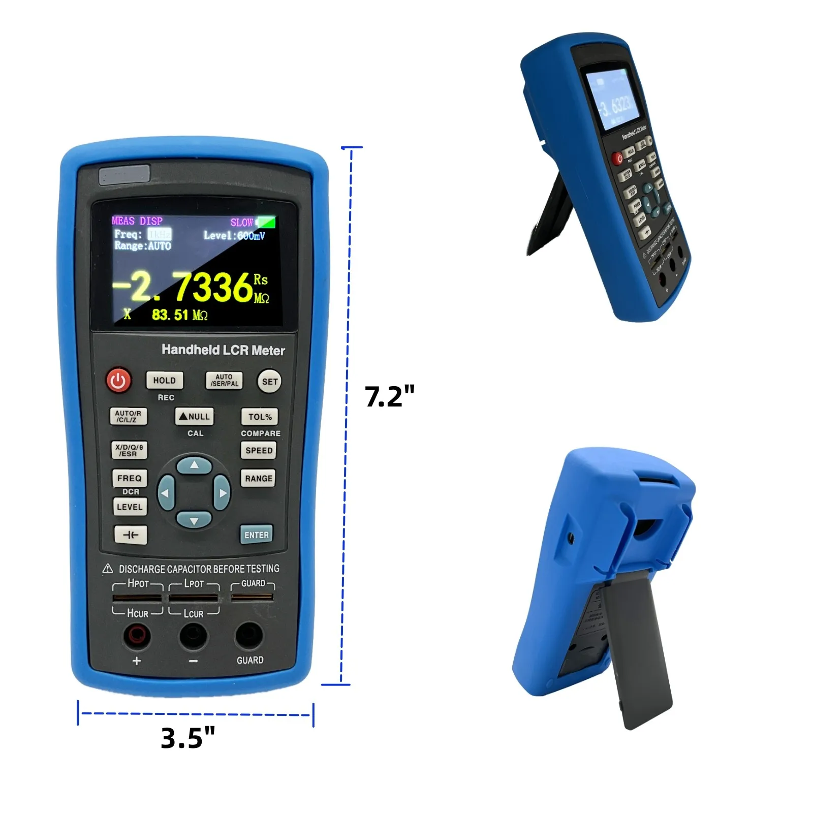 Handheld Digital LCR Meter Frequency Inductance Resistance Capacitance Tester and Ohmmeter Portable Test Instruments
