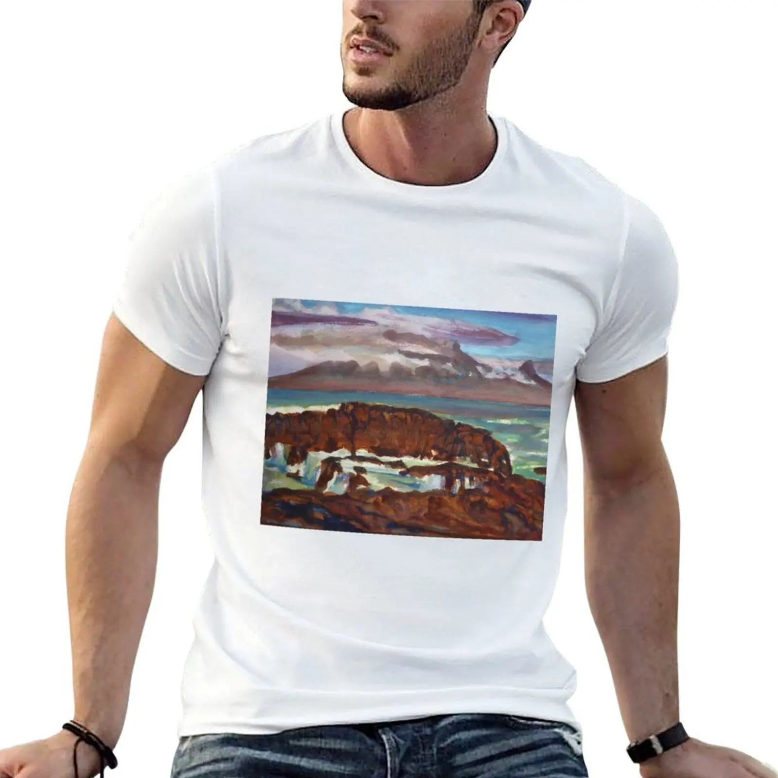 Table Mountain from Bloubergstrand, Cape T-Shirt Moisture Control Sports Tee