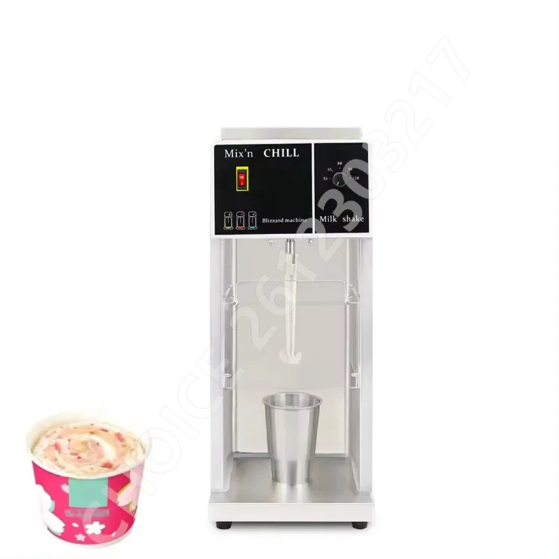 110/220V Ice Cream Shaker Blizzard Machine Ice Cream Mixer Ice Reversing Cup Ice Cream Machine Commercial Mixer