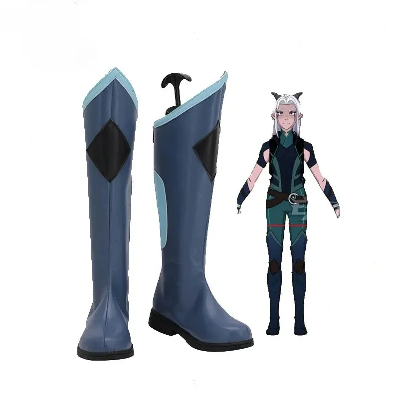 

Game Anime Shoes The Dragon Prince Rayla Custom Made Cosplay Boots Halloween Costume Accessories Props Made
