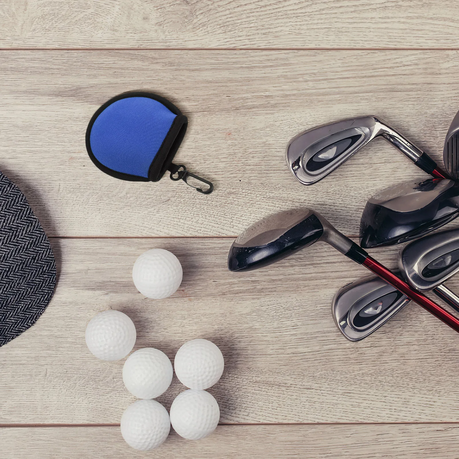 

Golf Protective Cover Accessory Ball Protector Portable Container Bag Pouch Cleaner Neoprene Sleeve Elastic Golfs