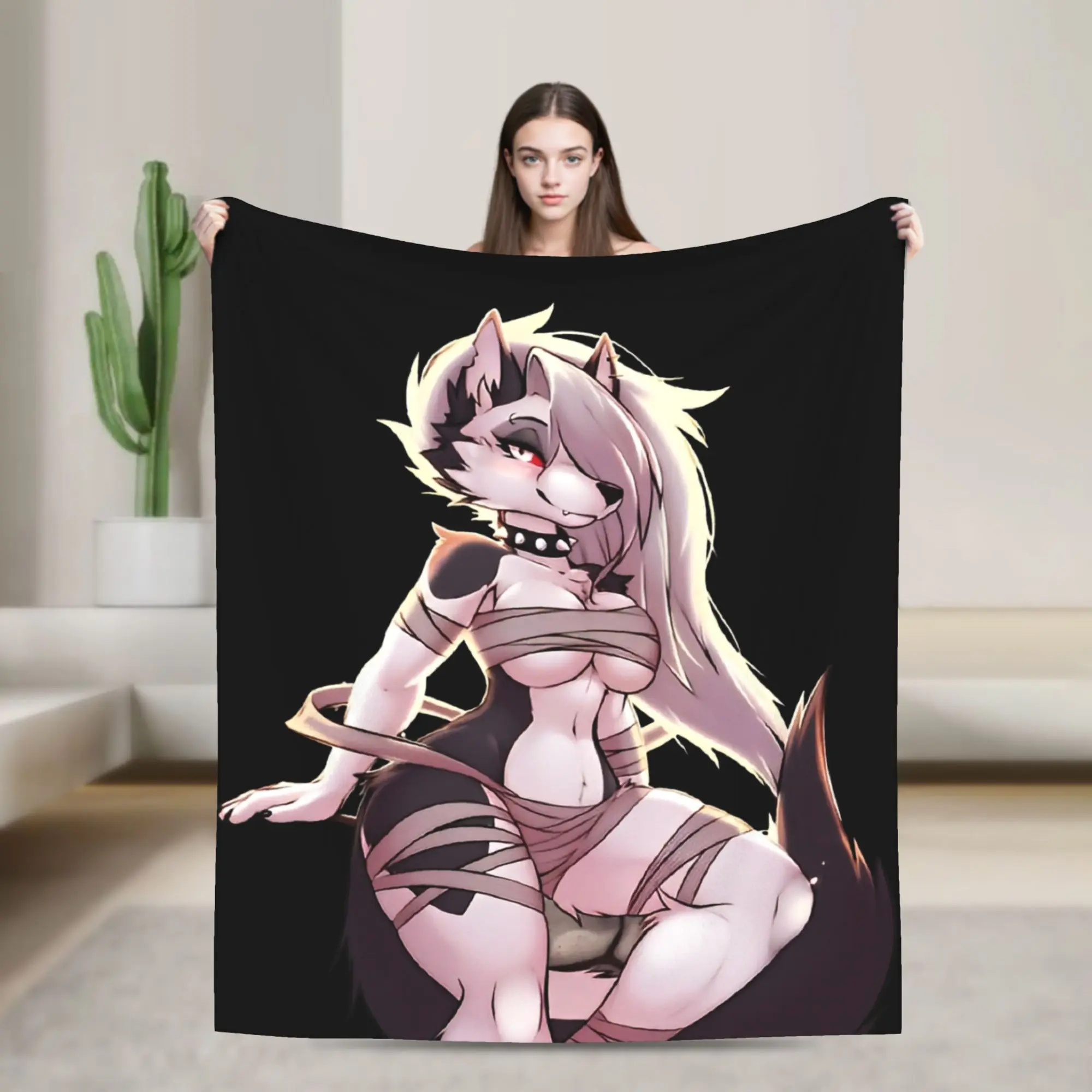 Loona  Active  Fuzzy Blankets  Awesome Throw Blankets for Home Hotel Sofa  125*100cm Plush Thin Quilt,