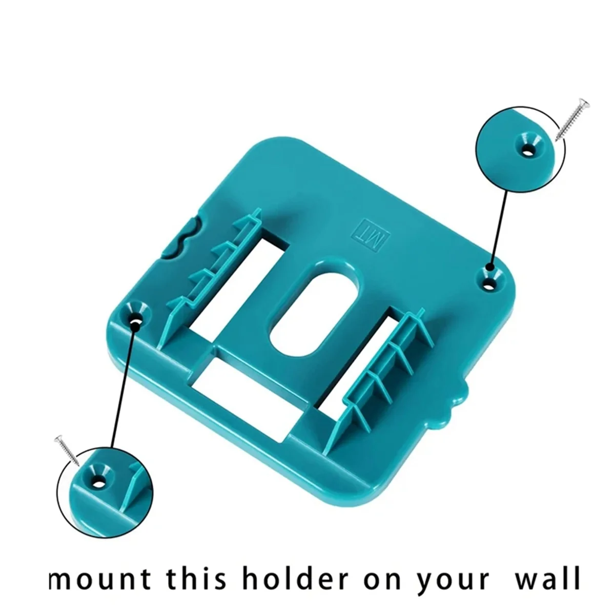 

TFBC 5PCS Battery Holder for 18V Li-Ion Battery Storage Mounts Dock Holder Fit for BL1860 BL1850 BL1840 BL1830