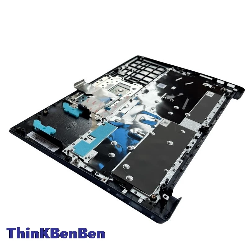 Imagem -02 - Caixa Superior do Teclado Azul Espanhol Latino Las Tampa do Escudo do Palmrest para Lenovo Ideapad S340 14 14iwl 14api 14iil 14iml 5cb0s18476