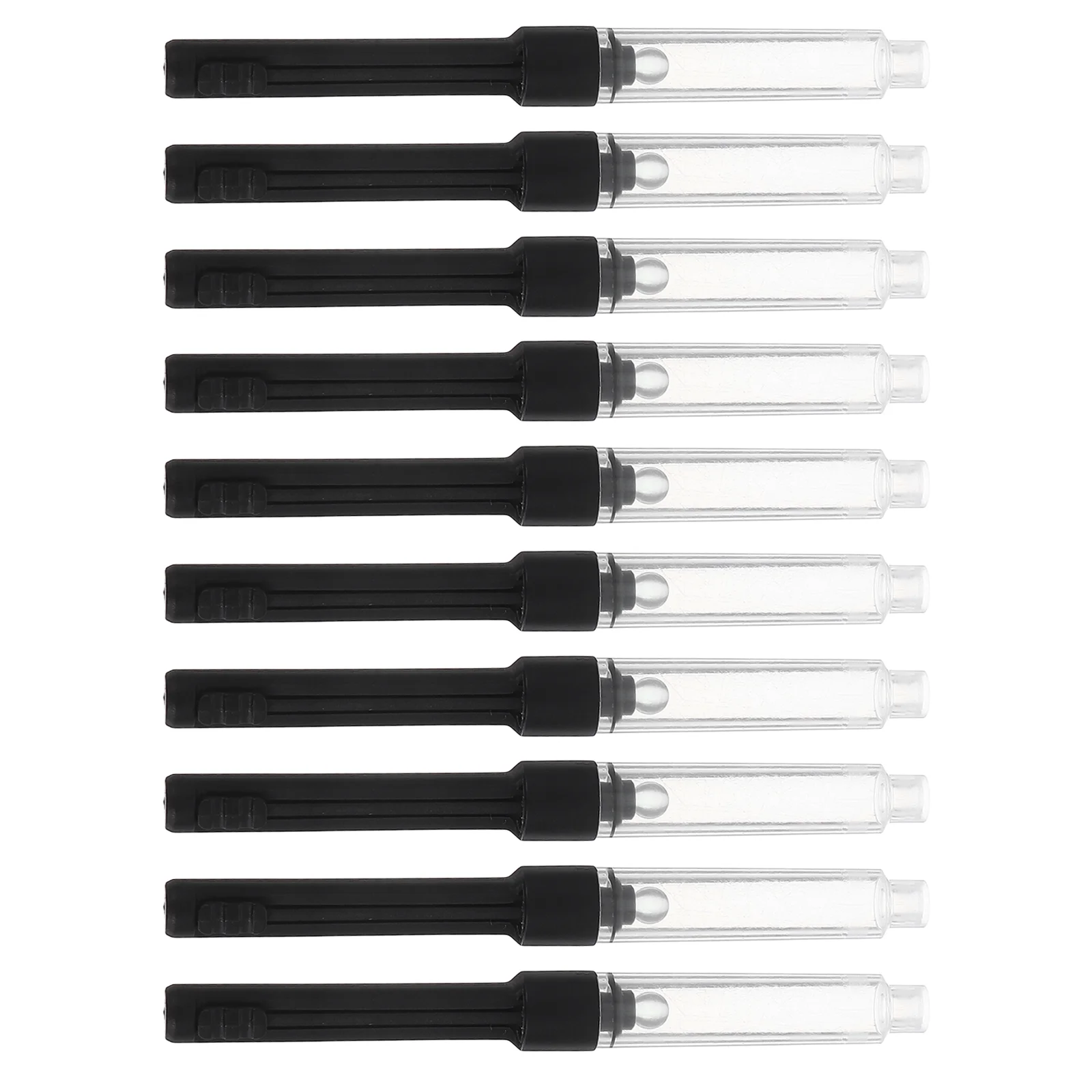 

10pcs Fountain Pen Converter Plastic Pull out Design Wide Compatibility Large Ink Capacity Universal Writing Accessories