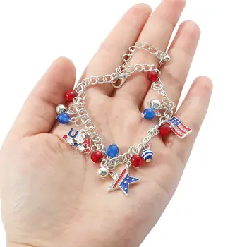 6 best sales Pulseira de bandeira com miçangas - №3