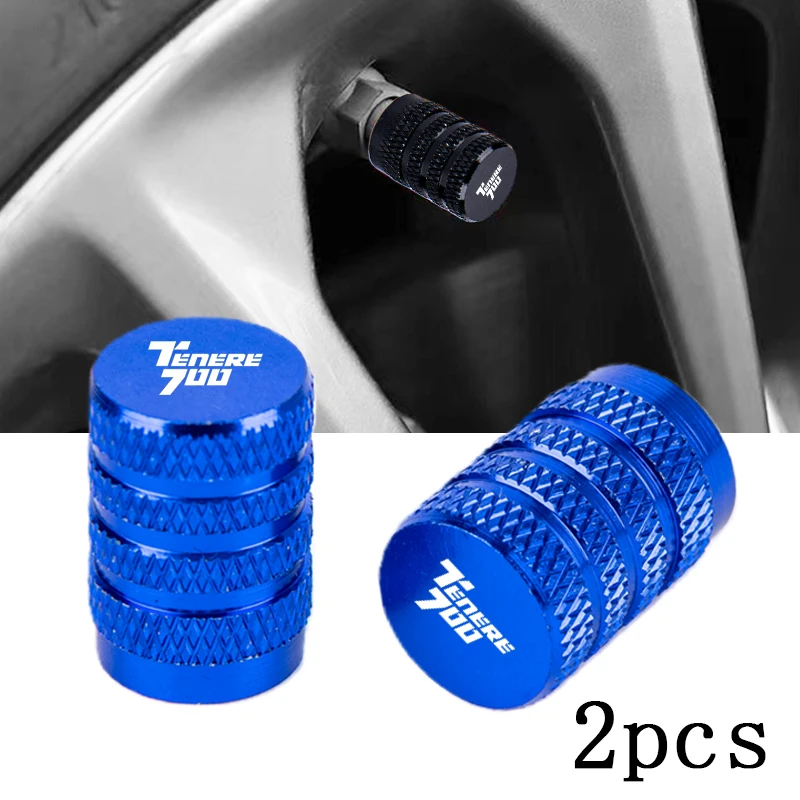 

For Yamaha Tenere 700 T7 XTZ700 Tenere700 XT700 2019-2025 2pcs Motorcycle Tire Valve Stem Caps Tyre Airdust Waterproof Covers