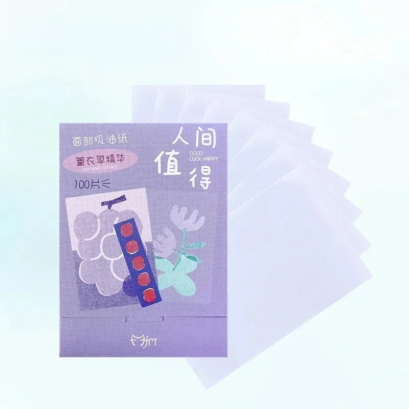 100/300pcs Facial Oil Blotting Paper Matte Face Wipes Oil Control Oil-absorbing Face Cleaning Beauty Makeup Tools Accessories
