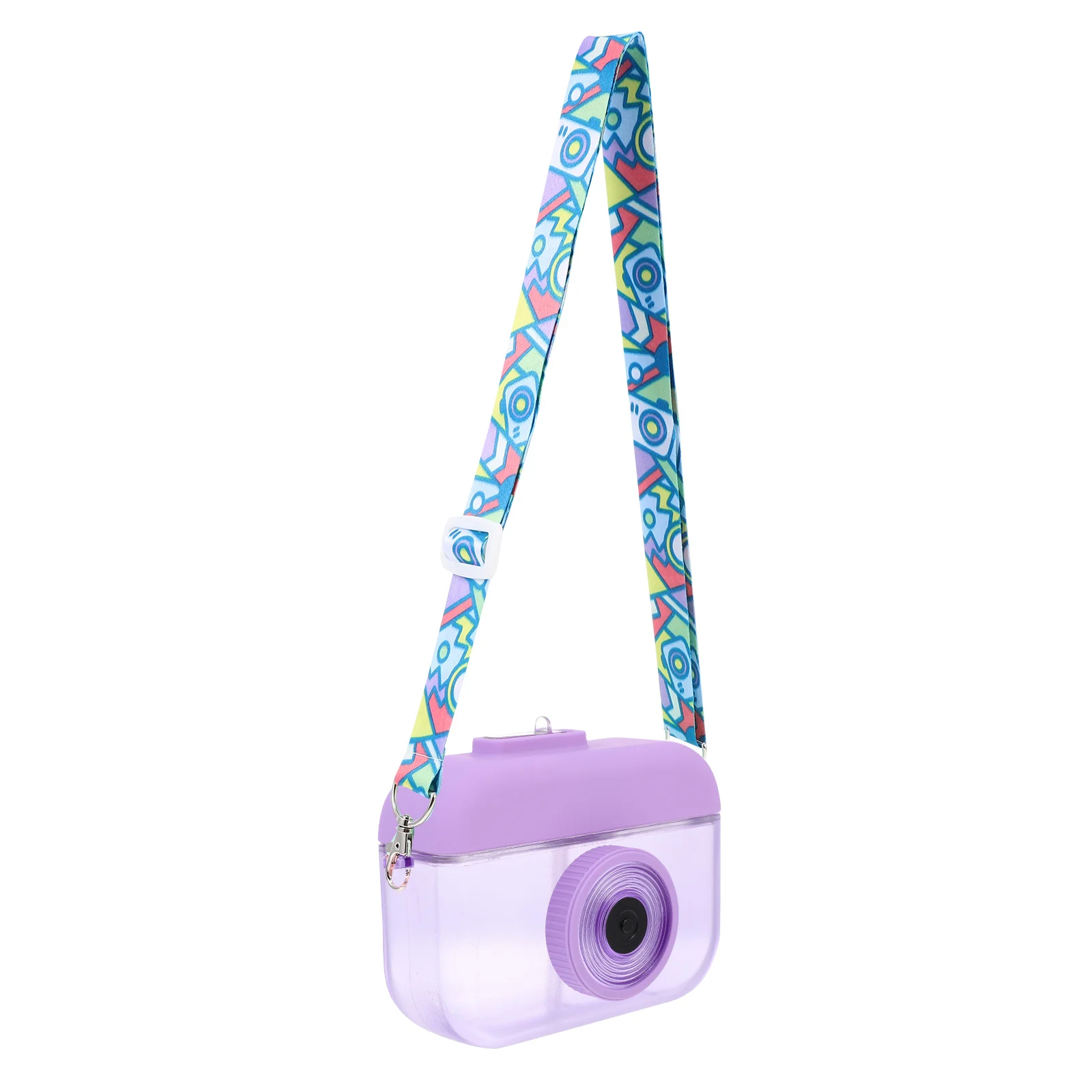 

Camera Shaped Water Bottle Premium Plastic Portable Outdoor Leisure Cup Smooth Surface Easy Clean Girl Gift Summer Juices Bottle