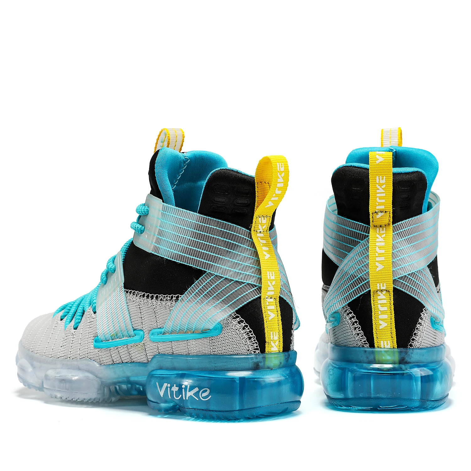 High-Top Kids Basketball Shoes Durable Lace-Up Non-Slip Sneakers Secure Sports Running Shoes for Little to Big Kids view 6